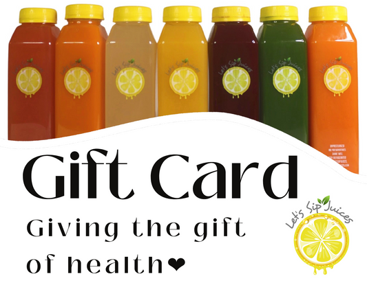 Let's Sip Juices Gift Card